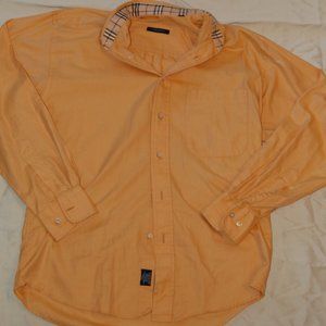 Burberry Men's Orange Button Down